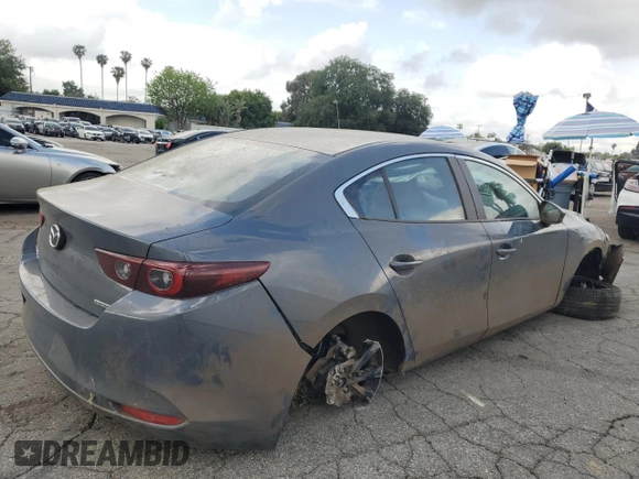 2024 Mazda 3 S Carbon Edition with VIN 3MZBPBCM0RM403689, listed as a Copart auction lot 54277935 with 7,040 mi miles and Salvage Title. Bid and sale history available at DreamBid. Image 3.