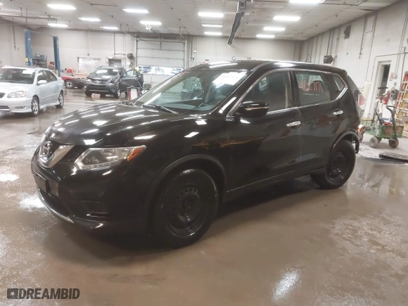 2015 Nissan Rogue S with VIN KNMAT2MV6FP535329, listed as a IAAI auction lot 41687171 with 103,288 mi miles. Bid and sale history available at carsss.com. Image 20.