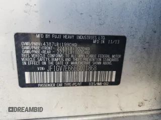 2014 Subaru Impreza Sedan WRX WRX with VIN JF1GV7E66EG011868, listed as a Copart auction lot 73348024 with 100,760 mi miles and Clean Title. Bid and sale history available at carsss.com. Image 12.