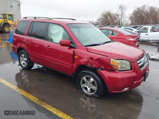 2006 Honda Pilot EX-L with VIN 2HKYF18576H516830, listed as a IAAI auction lot 41740470 with 202,179 mi miles. Bid and sale history available at carsss.com. Image 1.