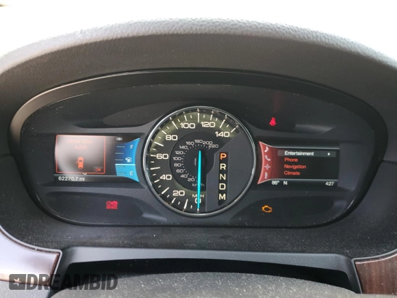 2012 Ford Edge Limited with VIN 2FMDK3KC3CBA77948, listed as a Copart auction lot 52544895 with 62,270 mi miles and Salvage Title. Bid and sale history available at carsss.com. Image 9.