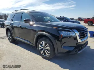 2024 Nissan Pathfinder SL with VIN 5N1DR3CA1RC316303, listed as a Copart auction lot 44618465 with 321 mi miles and Salvage Title. Bid and sale history available at carsss.com. Image 4.