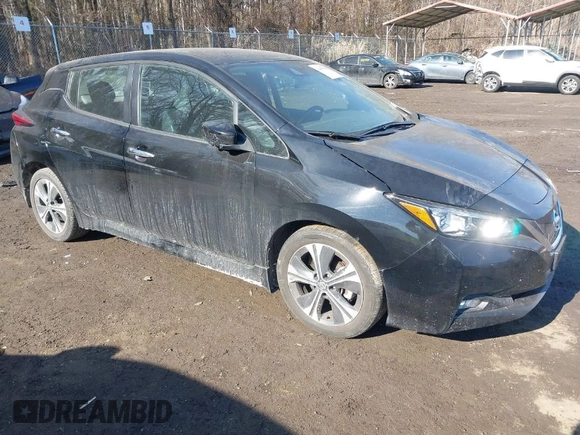 2022 Nissan LEAF SV with VIN 1N4AZ1CV9NC561705, listed as a IAAI auction lot 41465860 with 19,549 mi miles and . Bid and sale history available at DreamBid. Image 1.