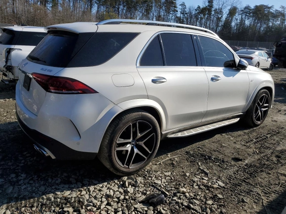 2021 Mercedes-Benz GLE 53 AMG with VIN 4JGFB6BE3MA502996, listed as a Copart auction lot 46357925 with Not provided miles and Salvage title. Bid and sale history available at DreamBid. Image 3.