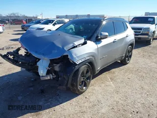 2018 Jeep Compass Latitude with VIN 3C4NJCBB6JT407702, listed as a IAAI auction lot 41204505 with 38,073 mi miles. Bid and sale history available at carsss.com. Image 17.