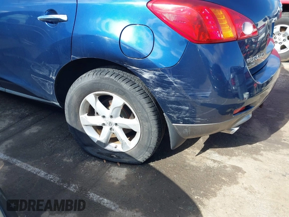 2009 Nissan Murano S with VIN JN8AZ18WX9W148342, listed as a IAAI auction lot 41742440 with 223,113 mi miles. Bid and sale history available at carsss.com. Image 6.