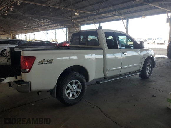 2004 Nissan Titan SE with VIN 1N6AA06B84N577326, listed as a Copart auction lot 59724355 with 179,549 mi miles and Salvage title. Bid and sale history available at DreamBid. Image 3.