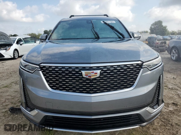 2021 Cadillac XT6 Premium Luxury with VIN 1GYKPCRS5MZ198953, listed as a Copart auction lot 67291154 with 0 mi miles and Salvage Title. Bid and sale history available at carsss.com. Image 5.