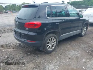 2017 Volkswagen Tiguan Wolfsburg Edition with VIN WVGSV7AX3HK037795, listed as a IAAI auction lot 42497812 with 86,211 mi miles and . Bid and sale history available at DreamBid. Image 4.