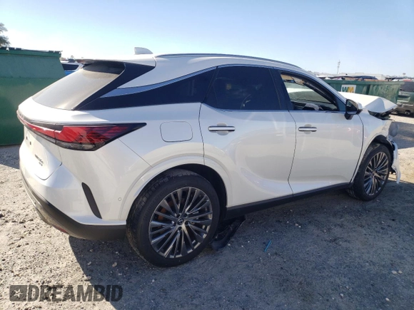 2024 Lexus RX with VIN JTJCJMGA9R2021167, listed as a Copart auction lot 48901845 with 6,514 mi miles and Salvage Title. Bid and sale history available at carsss.com. Image 3.