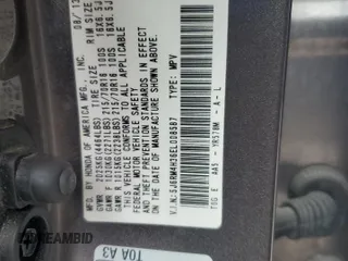 2014 Honda CR-V LX with VIN 5J6RM4H36EL008587, listed as a Copart auction lot 54891345 with 126,253 mi miles and Clean Title. Bid and sale history available at carsss.com. Image 13.