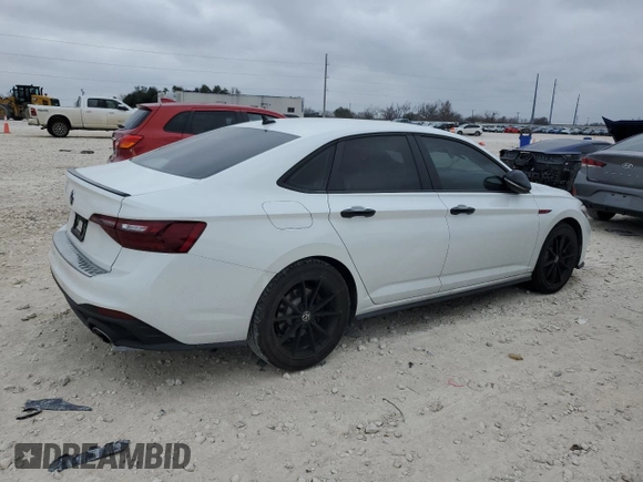 2024 Volkswagen Jetta 40th Anniversary Edition with VIN 3VW8T7BUXRM036014, listed as a Copart auction lot 44445725 with 4,625 mi miles and Salvage title. Bid and sale history available at DreamBid. Image 3.