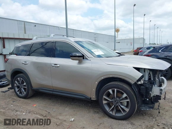 2023 Infiniti QX60 Luxe with VIN 5N1DL1FR8PC354793, listed as a IAAI auction lot 42272819 with 24,569 mi miles and . Bid and sale history available at DreamBid. Image 14.
