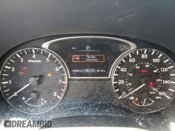2019 Nissan Pathfinder SL with VIN 5N1DR2MN1KC628235, listed as a Copart auction lot 58957095 with 169,000 mi miles and Salvage title. Bid and sale history available at DreamBid. Image 9.