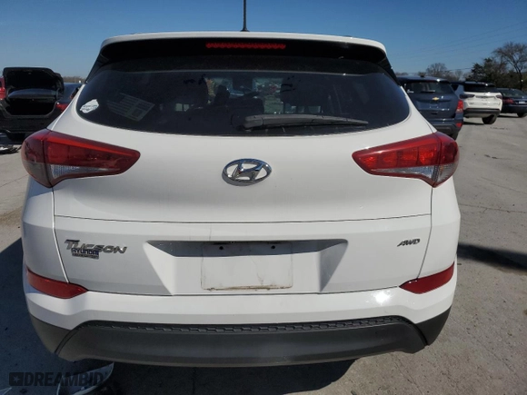 2017 Hyundai Tucson SE with VIN KM8J3CA48HU323534, listed as a Copart auction lot 49580295 with 44,507 mi miles and Salvage Title. Bid and sale history available at carsss.com. Image 6.