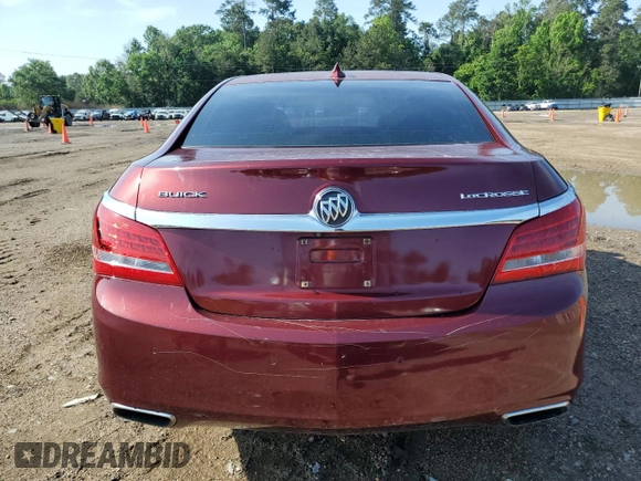 2016 Buick LaCrosse Leather with VIN 1G4GB5G32GF209362, listed as a Copart auction lot 54572515 with 194,313 mi miles and Salvage Title. Bid and sale history available at carsss.com. Image 6.