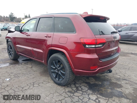 2018 Jeep Grand Cherokee Laredo E with VIN 1C4RJFAG6JC256341, listed as a IAAI auction lot 41635752 with 52,184 mi miles and . Bid and sale history available at DreamBid. Image 3.