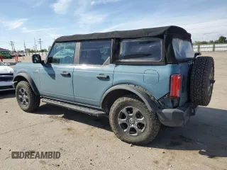 2021 Ford Bronco z VIN 1FMDE5BH4MLA84116, wystawiony jako Copart lot #57151535 z przebiegiem 22 300 mil mil oraz Szkoda całkowita • Salvage title. Historia ofert i sprzedaży dostępna na DreamBid. Obrazek 2.
