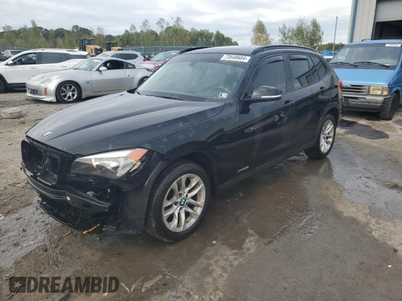 2015 BMW X1 xDrive28i with VIN WBAVL1C58FVY39591, listed as a Copart auction lot 73548684 with 152,569 mi miles and Salvage Title. Bid and sale history available at carsss.com. Image 1.