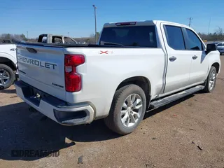 2022 Chevrolet Silverado 1500 Custom with VIN 1GCPDBEK0NZ547605, listed as a IAAI auction lot 41591510 with 37,543 mi miles. Bid and sale history available at carsss.com. Image 4.
