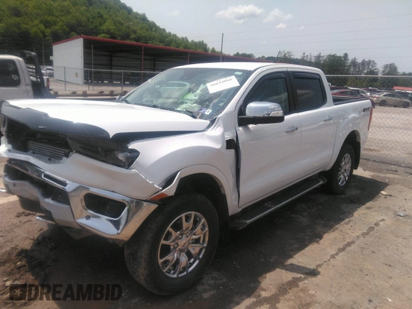 2022 Ford Ranger XL with VIN 1FTER4FH6NLD42929, listed as a IAAI auction lot 36644866 with 10,542 mi miles. Bid and sale history available at carsss.com. Image 2.