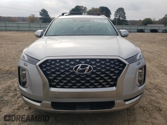 2022 Hyundai Palisade Calligraphy z VIN KM8R7DHE5NU442214, wystawiony jako Copart lot #82312024 z przebiegiem 59 429 mil mil oraz Szkoda całkowita • Salvage title. Historia ofert i sprzedaży dostępna na DreamBid. Obrazek 5.