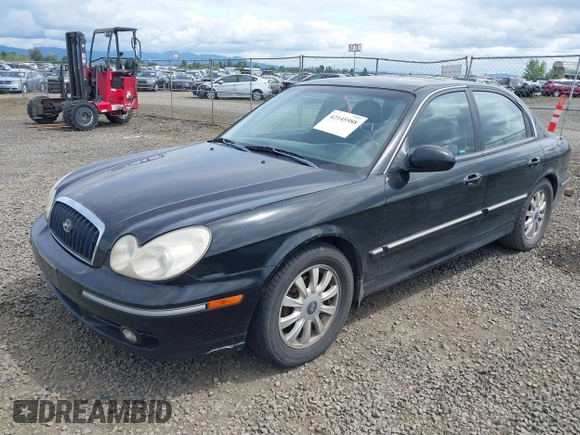 2004 Hyundai Sonata GLS with VIN KMHWF35H24A959811, listed as a IAAI auction lot 42145988 with 206,487 mi miles. Bid and sale history available at carsss.com. Image 2.