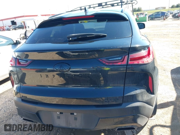 2023 Infiniti QX55 Luxe with VIN 3PCAJ5JR2PF105579, listed as a IAAI auction lot 41478285 with 56,943 mi miles and . Bid and sale history available at DreamBid. Image 16.