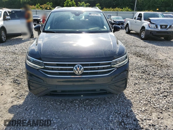 2024 Volkswagen Tiguan SE with VIN 3VV3B7AX5RM183046, listed as a Copart auction lot 55722785 with 23,071 mi miles and Salvage title. Bid and sale history available at DreamBid. Image 5.