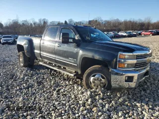 2015 Chevrolet Silverado 3500HD LTZ with VIN 1GC4K0E82FF640596, listed as a Copart auction lot 86796514 with 254,712 mi miles and Salvage Title. Bid and sale history available at DreamBid. Image 4.