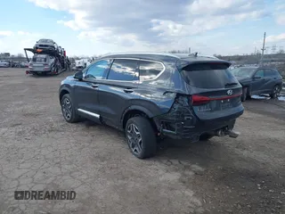 2021 Hyundai Santa Fe Limited with VIN 5NMS4DAL6MH334293, listed as a IAAI auction lot 41422771 with 38,979 mi miles. Bid and sale history available at carsss.com. Image 3.