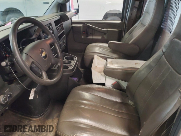 2019 Chevrolet Express Cargo with VIN 1GCZGGFG9K1202459, listed as a IAAI auction lot 42846793 with 149,357 mi miles and . Bid and sale history available at DreamBid. Image 28.
