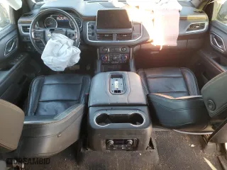 2021 Chevrolet Suburban High Country with VIN 1GNSKGKL0MR100370, listed as a Copart auction lot 42916425 with 100,541 mi miles and Salvage Title. Bid and sale history available at carsss.com. Image 8.