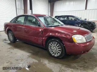 2005 Mercury Montego Premier with VIN 1MEFM43175G626216, listed as a Copart auction lot 75366174 with 142,719 mi miles and Salvage Title. Bid and sale history available at carsss.com. Image 4.