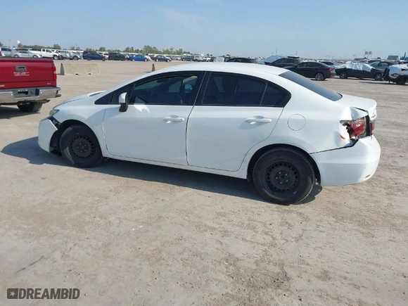 2014 Honda Civic Sedan LX with VIN 19XFB2F50EE013574, listed as a IAAI auction lot 40497790 with 243,133 mi miles. Bid and sale history available at carsss.com. Image 14.