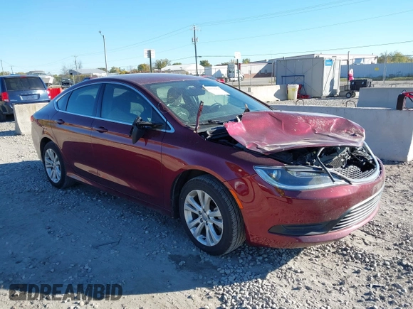 2017 Chrysler 200 Touring with VIN 1C3CCCFB3HN501353, listed as a IAAI auction lot 40552969 with 101,533 mi miles. Bid and sale history available at carsss.com. Image 1.
