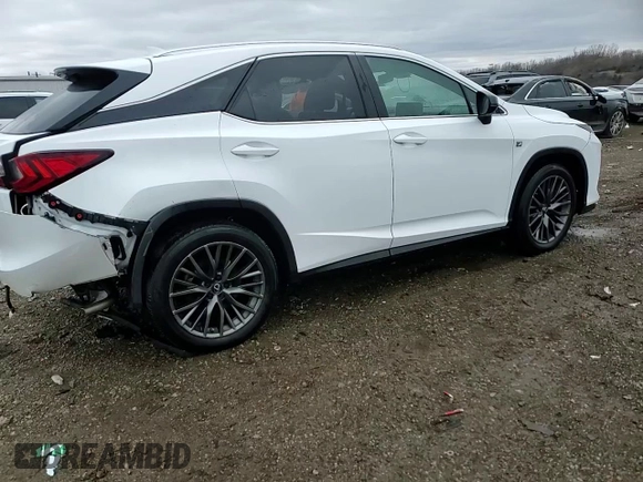 2021 Lexus RX 350 F Sport with VIN 2T2SZMDA4MC274060, listed as a Copart auction lot 51144745 with 49,332 mi miles and Salvage Title. Bid and sale history available at DreamBid. Image 14.