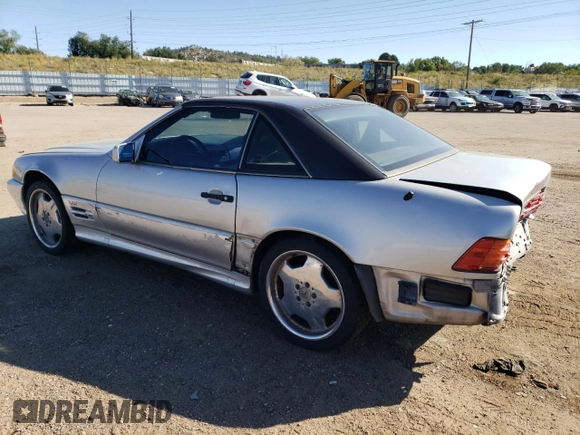 1998 Mercedes-Benz SL with VIN WDBFA76F0WF155423, listed as a Copart auction lot 73841914 with 153,822 mi miles and Clean title. Bid and sale history available at DreamBid. Image 2.