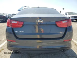 2015 Kia Optima LX with VIN KNAGM4A76F5605252, listed as a Copart auction lot 56244045 with 143,287 mi miles and Salvage title. Bid and sale history available at DreamBid. Image 6.