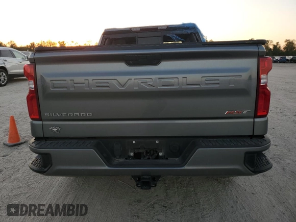 2021 Chevrolet Silverado 1500 RST with VIN 3GCPWDET4MG256652, listed as a Copart auction lot 80659894 with 75,714 mi miles and Salvage Title. Bid and sale history available at DreamBid. Image 6.