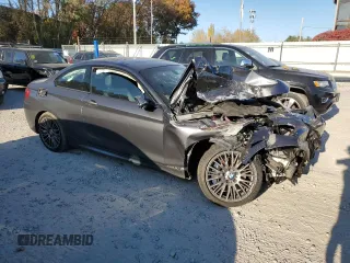 2015 BMW 2 Series M235i xDrive with VIN WBA1J9C56FV371010, listed as a Copart auction lot 77425014 with 269,033 mi miles and Clean Title. Bid and sale history available at carsss.com. Image 4.