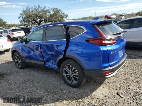 2021 Honda CR-V EX with VIN 7FARW2H59ME002309, listed as a Copart auction lot 42839245 with 54,357 mi miles and Non Repairable. Bid and sale history available at carsss.com. Image 2.