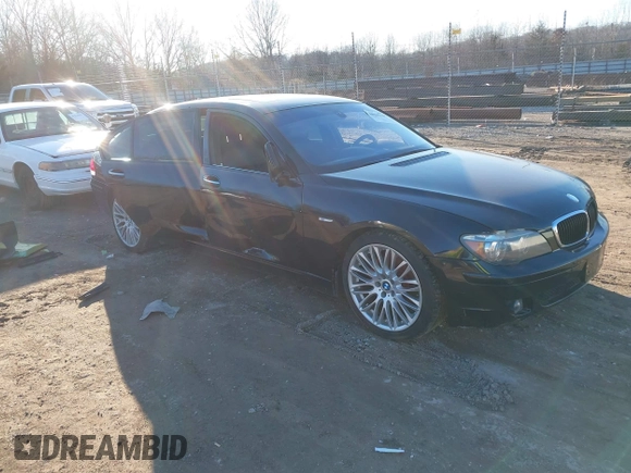 2007 BMW 7 Series 750Li with VIN WBAHN83517DT65412, listed as a IAAI auction lot 41400220 with 99,965 mi miles. Bid and sale history available at carsss.com. Image 1.