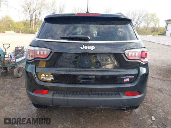 2019 Jeep Compass Limited with VIN 3C4NJDCBXKT812466, listed as a IAAI auction lot 42050090 with 103,282 mi miles and . Bid and sale history available at DreamBid. Image 16.
