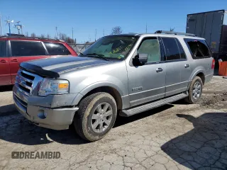 2008 Ford Expedition Max SSV with VIN 1FMFK165X8LA03961, listed as a Copart auction lot 47645095 with Not Provided miles and Salvage Title. Bid and sale history available at carsss.com. Image 1.