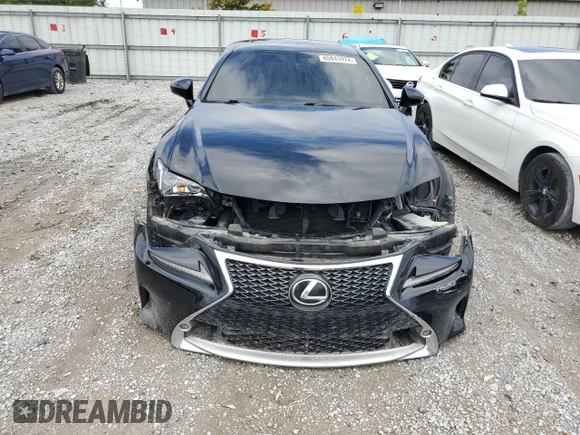 2015 Lexus RC 350 with VIN JTHSE5BC6F5001422, listed as a Copart auction lot 65843974 with 198,583 mi miles and Salvage Title. Bid and sale history available at carsss.com. Image 5.