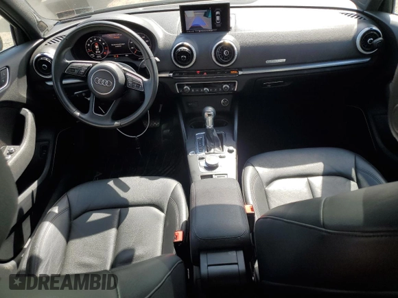 2019 Audi A3 Sedan S line Premium Plus with VIN WAUJEGFF8KA111819, listed as a Copart auction lot 72452224 with 56,198 mi miles and Salvage Title. Bid and sale history available at carsss.com. Image 8.