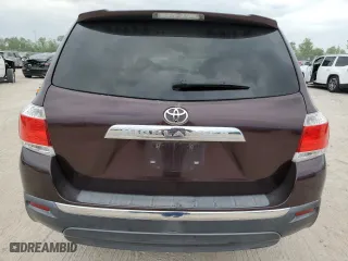 2011 Toyota Highlander with VIN 5TDZK3EH8BS045656, listed as a Copart auction lot 53379955 with 156,890 mi miles and Salvage Title. Bid and sale history available at carsss.com. Image 6.