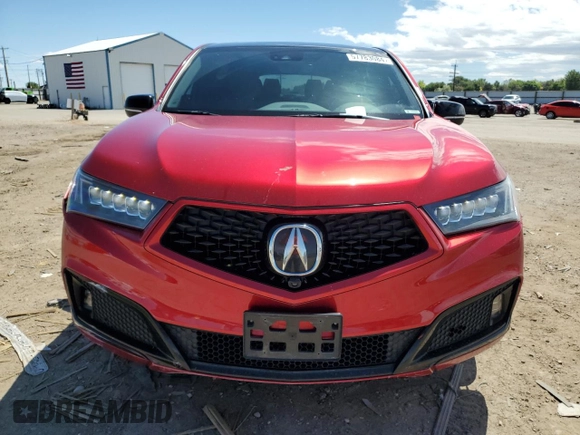 2020 Acura MDX w/Advance/Entertainment Pkg with VIN 5J8YD4H93LY000115, listed as a Copart auction lot 57783084 with 38,286 mi miles and Salvage Title. Bid and sale history available at carsss.com. Image 5.