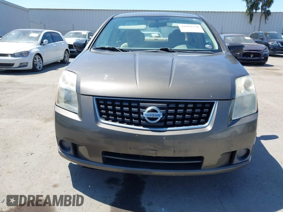 2008 Nissan Sentra S with VIN 3N1AB61E28L759925, listed as a IAAI auction lot 41991138 with 40,187 mi miles and . Bid and sale history available at DreamBid. Image 12.